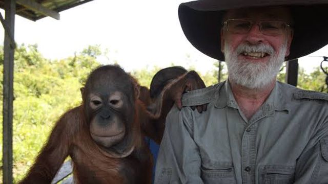 Terry Pratchett and Orangutan
